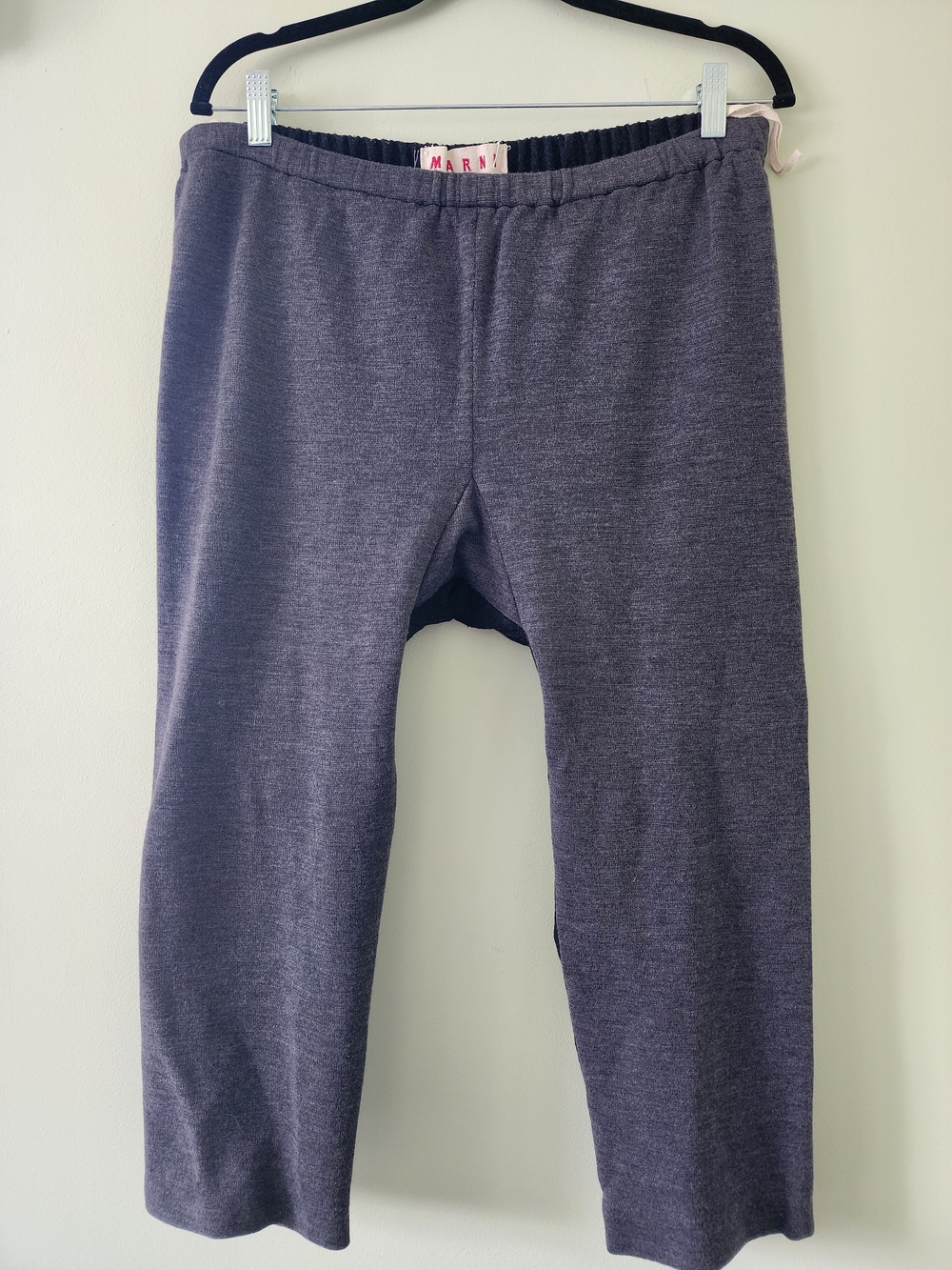 Marni Gray Wool Knit Pants
